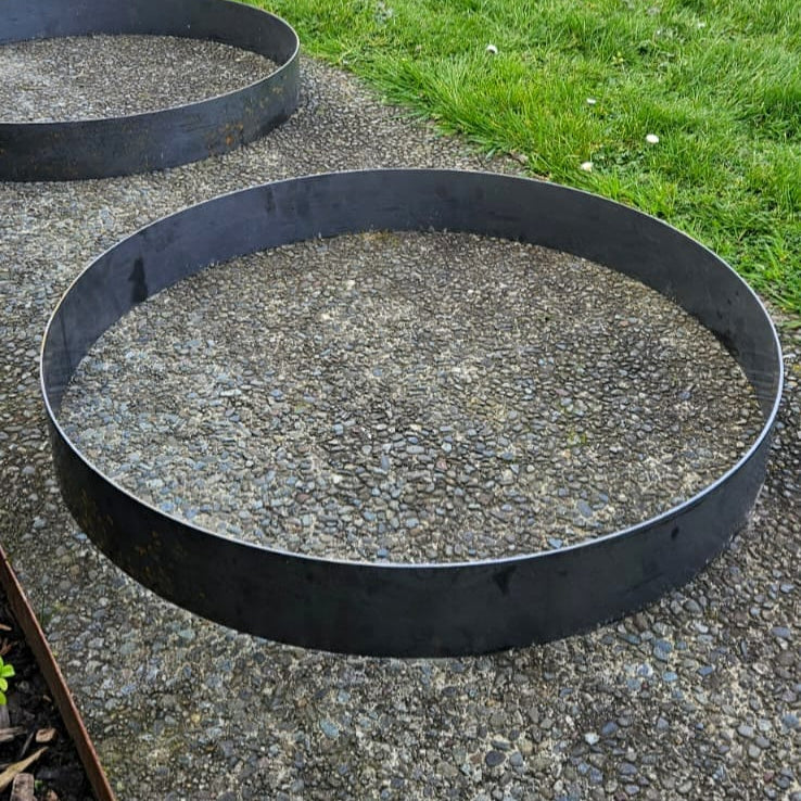 Corten Steel Tree Ring 100x800mm